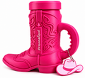 Personalized Cowboy Boot Can Holder with Can Opener Keychain