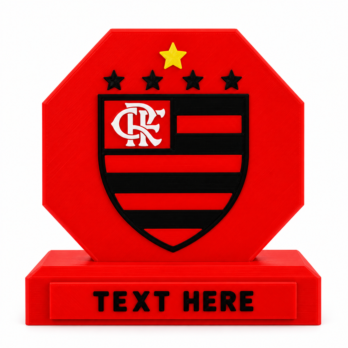 Personalized Flamengo 3D Trophy